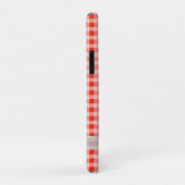 pure boog op rode en witte gingham Case-Mate iPhone case (Achterkant/rechts)
