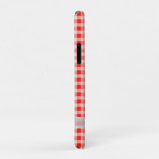 pure boog op rode en witte gingham Case-Mate iPhone case (Achterkant/rechts)