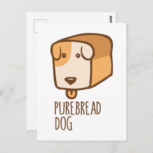 Pure-Bread Dog Briefkaart (Voorkant / Achterkant)
