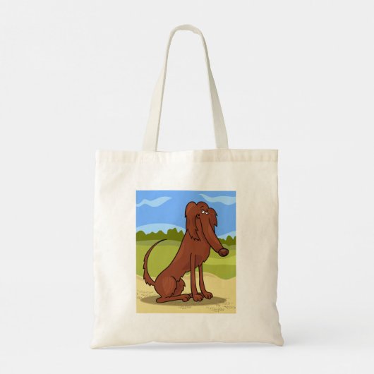 Pure Bred Irish Setter Dog Canvas tas (Achterkant)