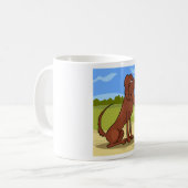 Pure Bred Irish Setter Dog Coffee Mug Koffiemok (Voorkant links)