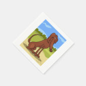 Pure Bred Irish Setter Dog Napkins Servet (Hoek)