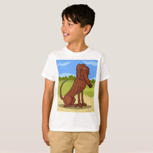 Pure Bred Irish Setter Dog T-Shirt (Voorkant volledig)