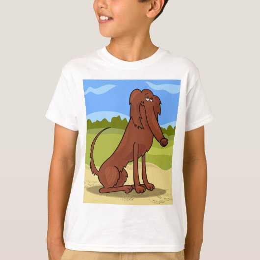 Pure Bred Irish Setter Dog T-Shirt (Voorkant)