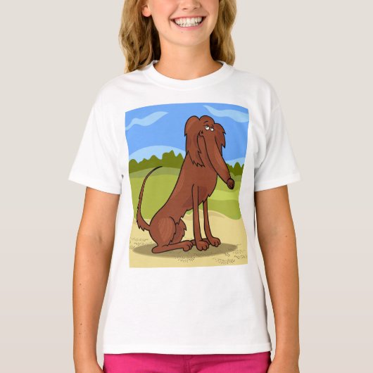 Pure Bred Irish Setter Dog T-Shirt (Voorkant)