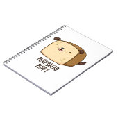 Pure Brood Puppy Grappige Puppy Brood Stunt  Notitieboek (Linkerzijde)