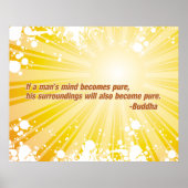 Pure Buddha Poster (Voorkant)