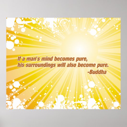 Pure Buddha Poster (Voorkant)
