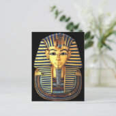 Pure Burial Gold Mask van Farao Tutankhamun Briefkaart (Staand voorkant)
