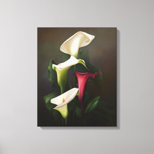 "Pure Calla" Canvas Afdruk (Voorkant)