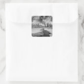 Pure Campbell Creek Vierkante Sticker (Tas)