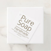 Pure Castile Handgemaakte Vegan Zeep Business Hobb Bedankjes Labels (In situ)