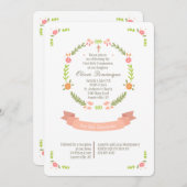 Pure Celebration Religious Uitnodiging (Voorkant / Achterkant)