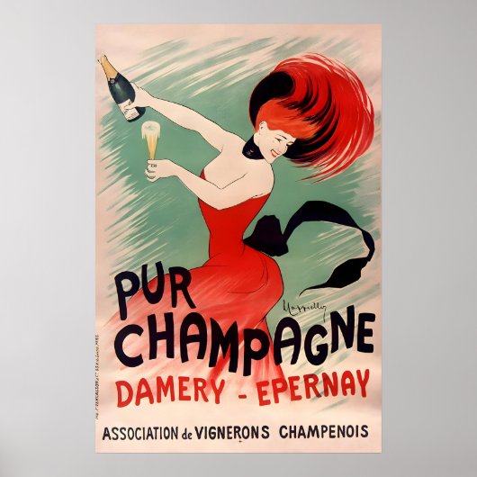 Pure Champagne - Oude Poster - Cappiello Poster (Voorkant)