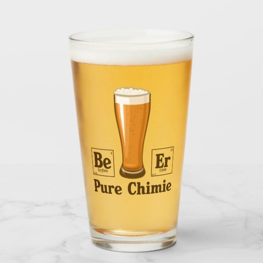 Pure chimie glas (Voorkant gevuld)
