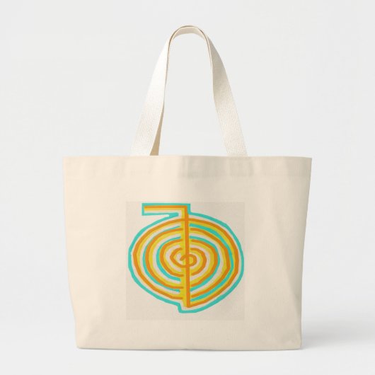 Pure CHO KU RAI - Reiki Grote Tote Bag (Voorkant)