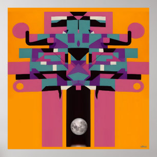 Pure Demure - Ken Gage Surrealistische Kunst Poster