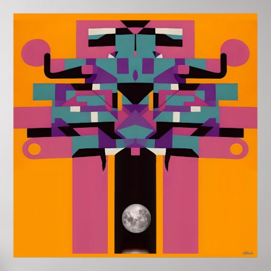 Pure Demure - Ken Gage Surrealistische Kunst Poster (Voorkant)