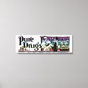 Pure Drugs Pharmacy 2 Canvas Afdruk