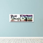 Pure Drugs Pharmacy 2 Canvas Afdruk (Insitu (Houten vloer))