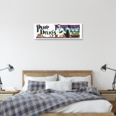 Pure Drugs Pharmacy 2 Canvas Afdruk (Insitu (Slaapkamer))