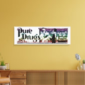 Pure Drugs Pharmacy 2 Canvas Afdruk (Insitu (Woonkamer))