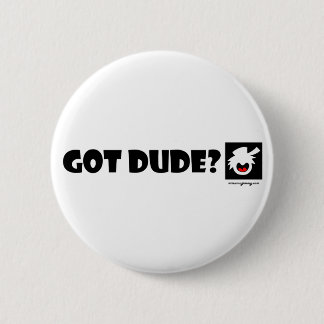 PURE DUDE-1 Magneten, Stickers, Buttonnen Ronde Button 5,7 Cm