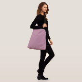 Pure effen effen effen kleur crossbody tas (Op model)