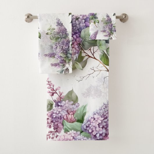 Pure Elegance Lila Handdoek Ensemble (Insitu)