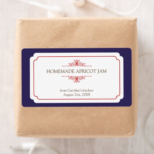 Pure elegantie solide navy lijst keuken stickers (Insitu)