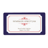 Pure elegantie solide navy lijst keuken stickers (Voorkant)