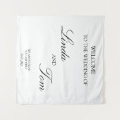 Pure Eleganz Weiss Wandkleed (Voorkant (horizontaal))