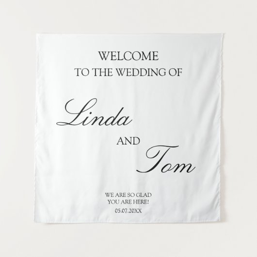 Pure Eleganz Weiss Wandkleed (Voorkant)