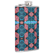 Pure Energy fractal futuristisch patroon Heupfles (Rechts)