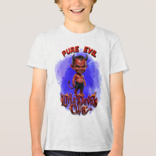 Pure Evil Little Devils Club Lieve Duivel Jongen T Tri-Blend Shirt