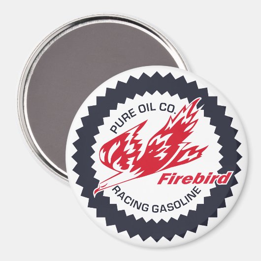 Pure Firebird Racing Gasoline -teken Magneet (Voorkant / Achterkant)