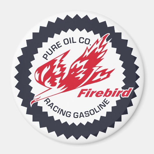 Pure Firebird Racing Gasoline -teken Magneet (Voorkant)