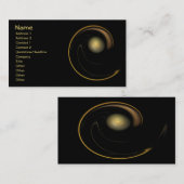 Pure Flame Brago-Mitchell Fine Fractal Art Visitekaartje (Voorkant / Achterkant)