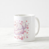 Pure Fluff Knuffel Kawaii Kat Koffiemok (Voorkant rechts)