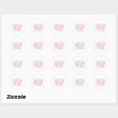 Pure Fluff Knuffel Kawaii Kat Ronde Sticker (Vel)