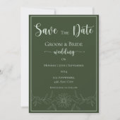 Pure gelukzaligheid: Daisy Flower Wedding Save The Save The Date (Voorkant)