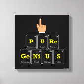 Pure Genius Canvas Afdruk (Voorkant)