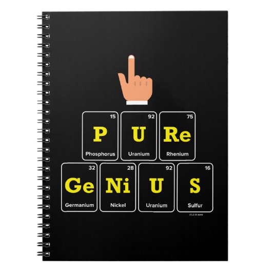 Pure Genius Notitieboek (Voorkant)