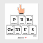 Pure Genius Sticker (Vel)