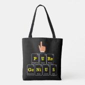 Pure Genius Tote Bag (Achterkant)