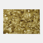 PURE GOLD abstract Patroon + jouw tekst / foto Deurmat (Voorkant)
