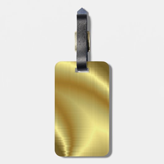 Pure Gold Bagagelabel (Achterkant verticaal)
