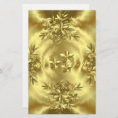Pure Gold Briefpapier (Voorkant / Achterkant)