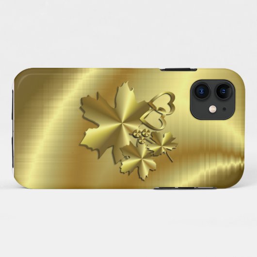 Pure Gold Case-Mate iPhone Case (Achterkant (horizontaal))