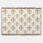 Pure Gold Fleur de Lis Deken (Voorkant)